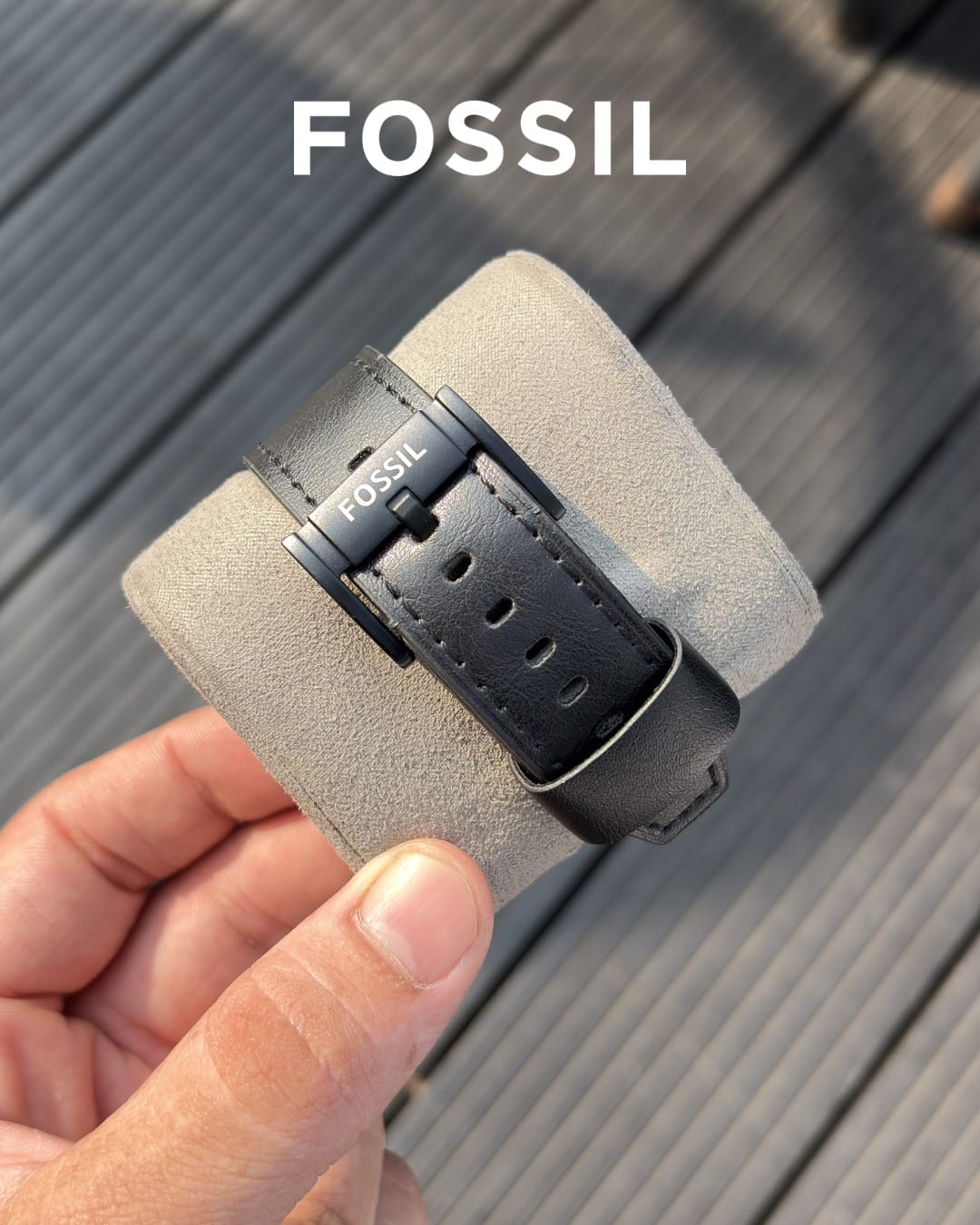 Fossi_l Bronson Chronograph Luggage Leather