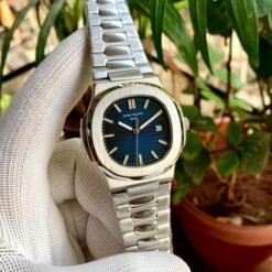 Patek Philippe Nautilus Silver Blue