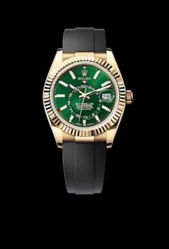 Rolex SkyDweller Green Gold OysterFlex YZ