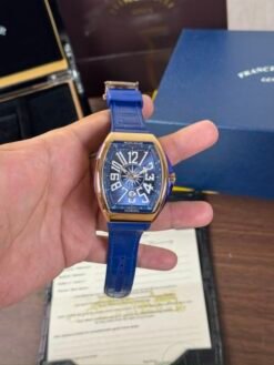 Franck Muller Yachting Blue Rose Gold New Edition