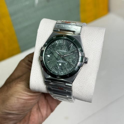 Omega Constellation Steel On Steel Green Dial