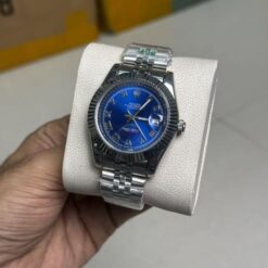 Rolex Day Date Blue Roman Dial
