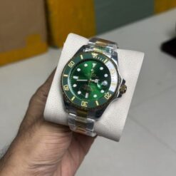 Rolex submariner two tone green dial