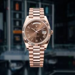 Rolex Day Date Chocolate Dial Roman Numbers