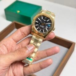 Rolex Sky Dweller Yellow Gold Black Dial