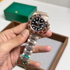 ROLEXX gmt master ii triple rose gold