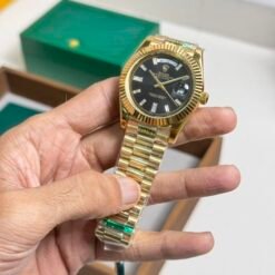 Rolex Day Date 40MM Black Diamond Dial