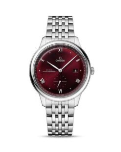 OMEGA De Ville Prestige Silver Red