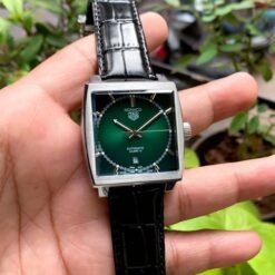 TAG HEUER Monaco Black Green Automatic