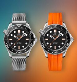 OMEGA Seamaster Diver 300M Goes Orange With Extra Strap