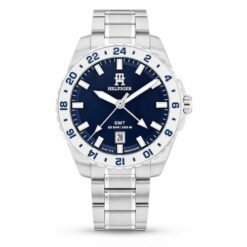 Authentic Showroom Quality Tommy TH85 GMT Stainless Steel Mens Watch