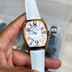 Franck Muller Crazy Hour Color Dreams White Rose Gold