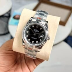 Rolex Date Just 41MM Stainless Steel Black Dial