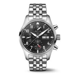 IWC Pilot Chronograph Silver Black
