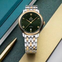 OMEGA DE VILLE Green Dial Two Tone