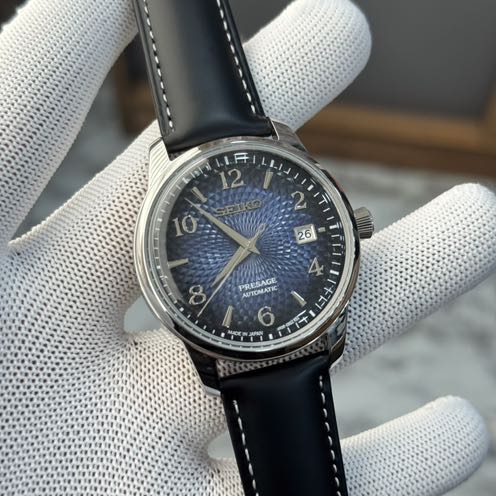 Seiko Presage Cocktail Time Old Clock Blue Dial
