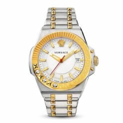 Authentic Grade Versace Chain Reaction Swiss Quartz Mens Watch