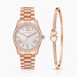 Authentic Grade Michael Kors Analog Watch For Her With Bracelet