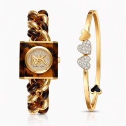 Authentic Grade Michael Kors Analog Watch For Her With Bracelet