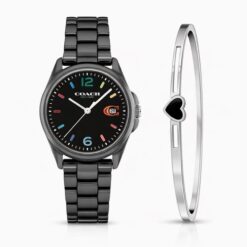 Authentic Grade Coach Analog Watch For Her With Bracelet