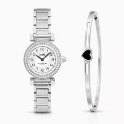 Authentic Grade Coach Analog Watch For Her With Bracelet