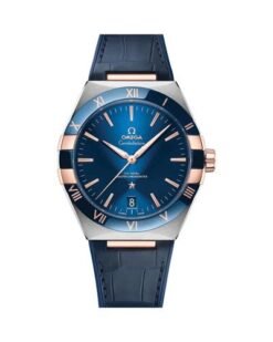 OMEGA Constellation Co Axial Blue Silver DT Bezel