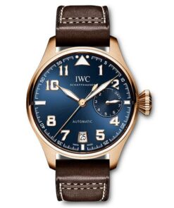 IWC Big Pilot Brown Rose Gold Blue Dial