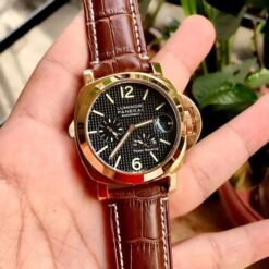 Luminor Panerai Power reserve Brown Rose Gold