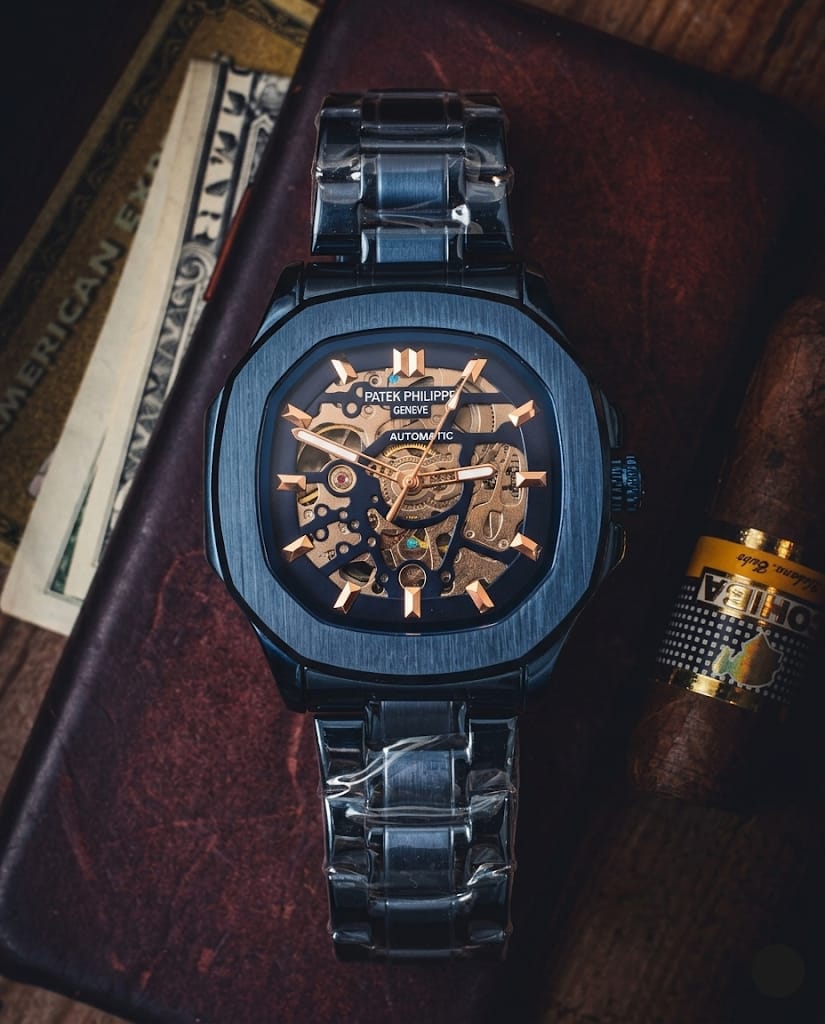 Patek_Philippe Skeleton Automatic blue coper