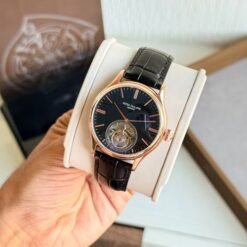 Discounted Unit Patek Phillipe Manual Winding Tourbillon Leather Watch