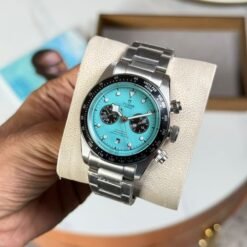 Tudor Black Bay Chrono Tiffany Dial Oyster Strap