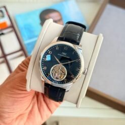 IWC Portugieser Hand Wound Tourbillon Leather Strap Watch