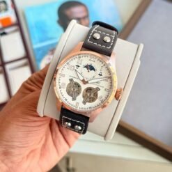 IWC Big Pilot Double Tourbillon Multifunctional Leather Watch