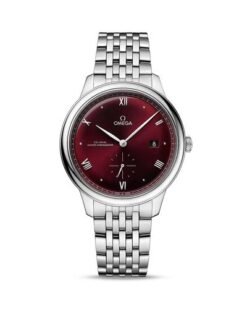 OMEGA De Ville Prestige Silver Red