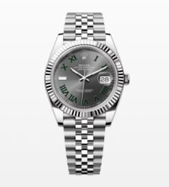 Rolex Date Just 41 Silver Wimbeldon Dial Semi ETA
