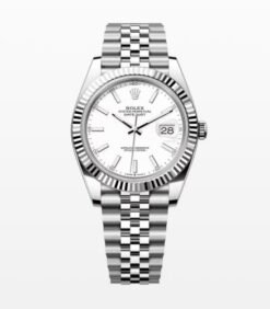 Rolex Date Just 41 Silver White Dial Semi ETA
