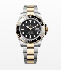 Rolex Submariner Silver Gold Black Dial Semi ETA