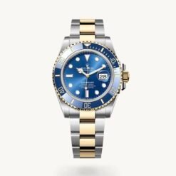 Rolex Submariner Silver Gold Blue Dial Semi ETA