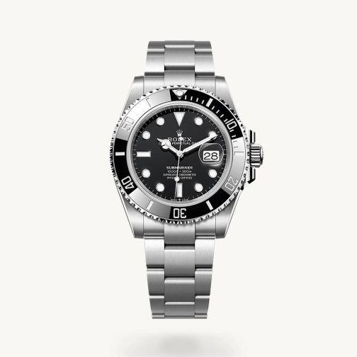 Rolex Submariner Silver Black DATE Semi ETA