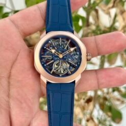 Bvlgari Octo Roma Tourbillion Sapphire Blue Rose Gold