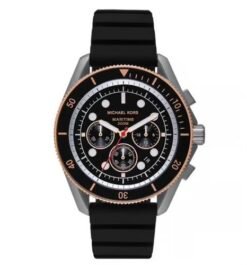 Michael Kors Maritime Chronograph Black Authentic Store Quality