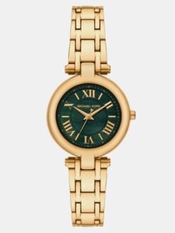 Michael Kors Laney Gold Green Authentic Store Quality