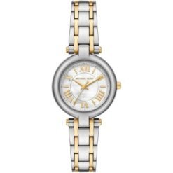 Michael Kors Laney Silver Gold MOP Authentic Store Quality