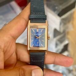 Jaeger Le Coultre Reverso Blue Rose Gold