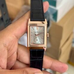 Jaeger Le Coultre Reverso Black Rose Gold
