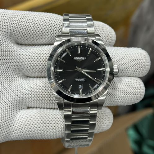 Longines Conquest Automatic Black Dial