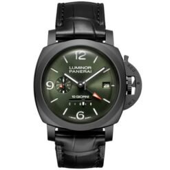 Luminor Panerai Dieci Giorni GMT Ceramica Black Leather