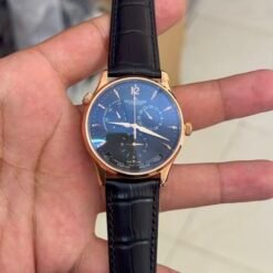 Jaeger Le Coultre Master Geographic Black Rose Gold