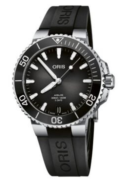 Oris Aquis Date Black Silicon Strap Authentic Store Quality