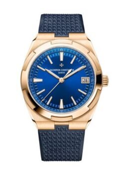 Vacheron Constantin Overseas Blue Rose Gold Silicon